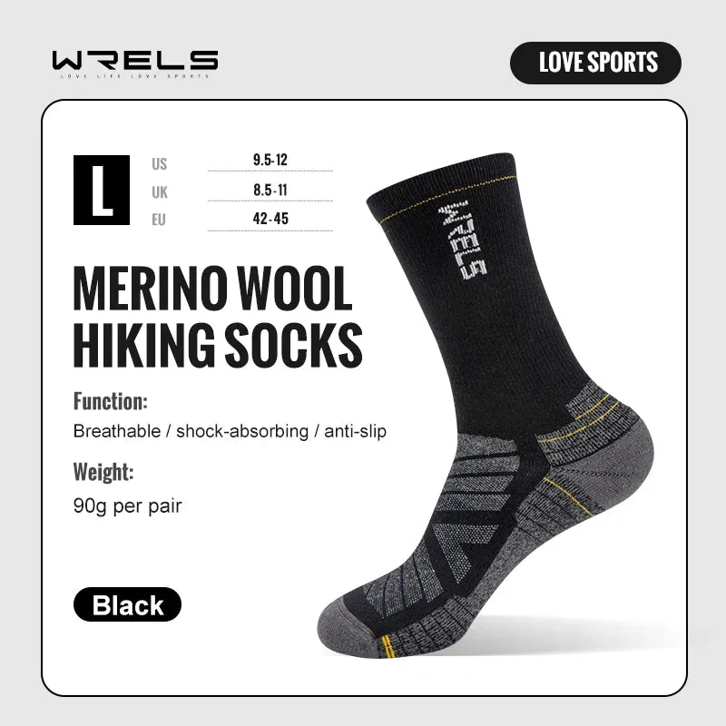 TrailCore Merino Wool Hiking Socks