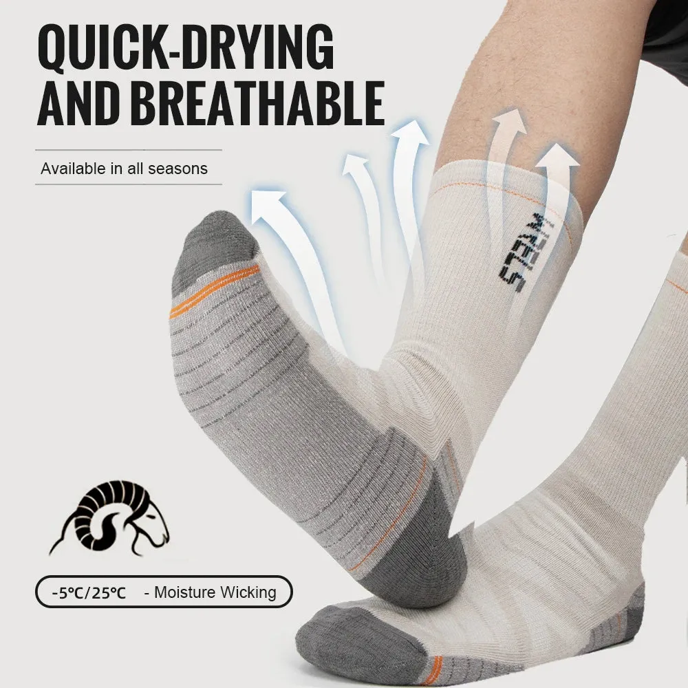 TrailCore Merino Wool Hiking Socks