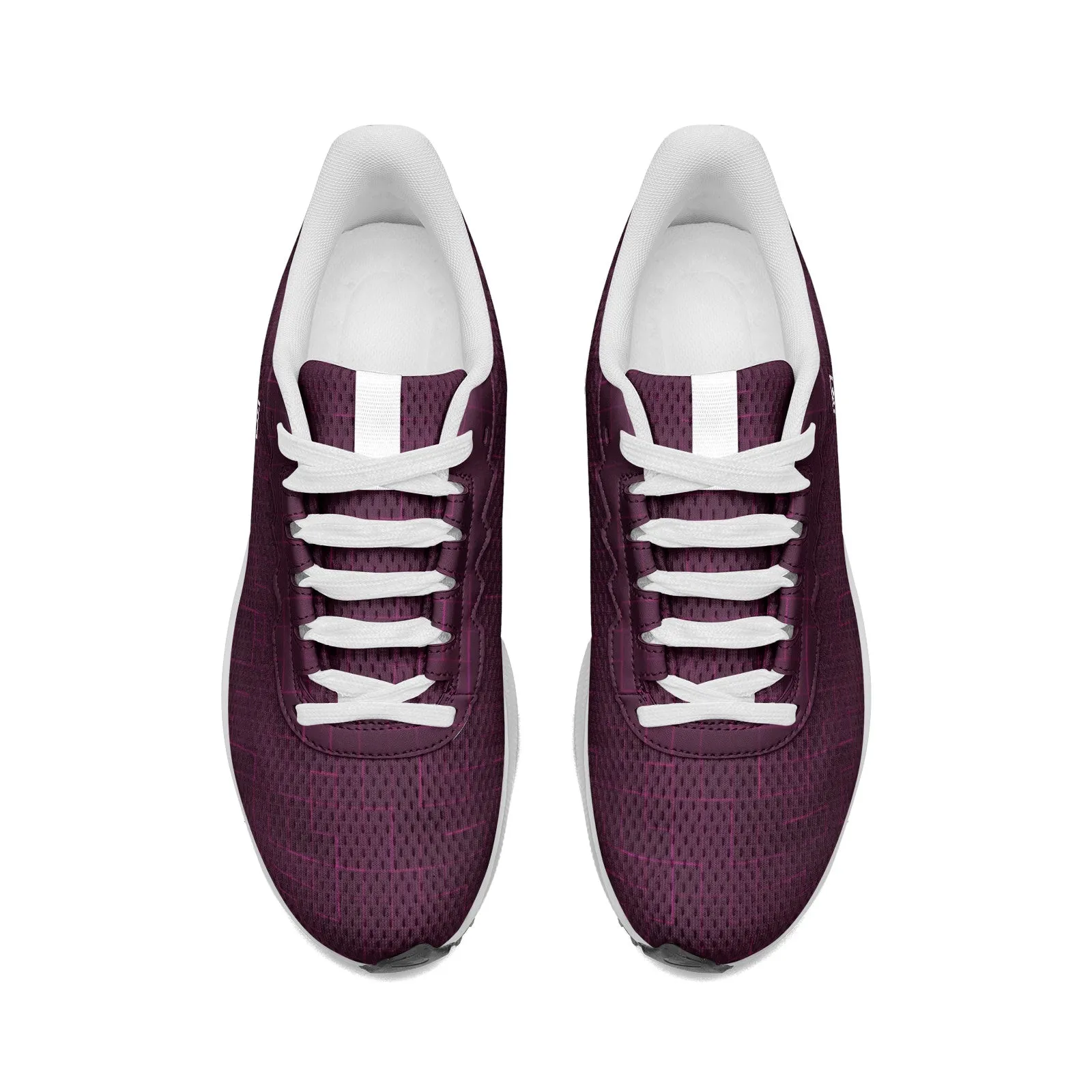Ultra-Lightweight Breathable Sports Shoes – Burgundy