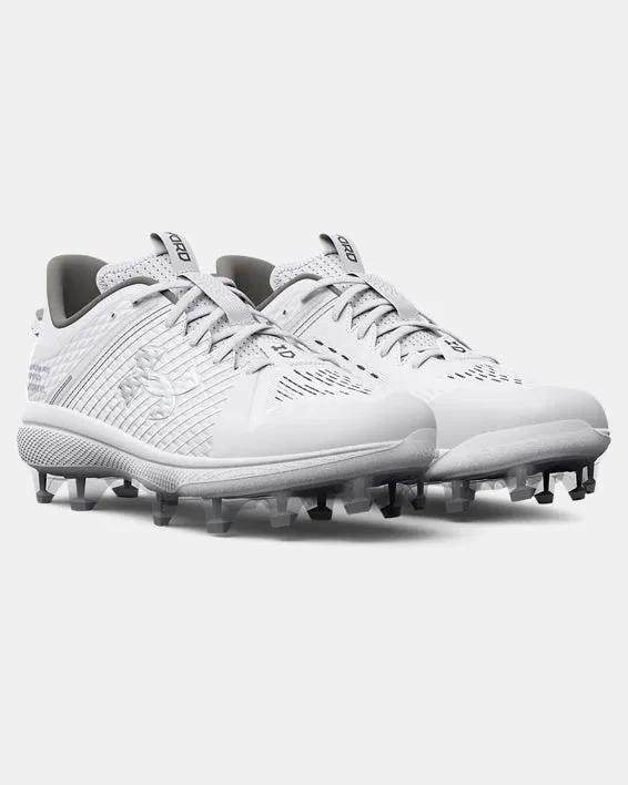 Under Armour Yard Low MT TPU Men's Molded Cleat - White