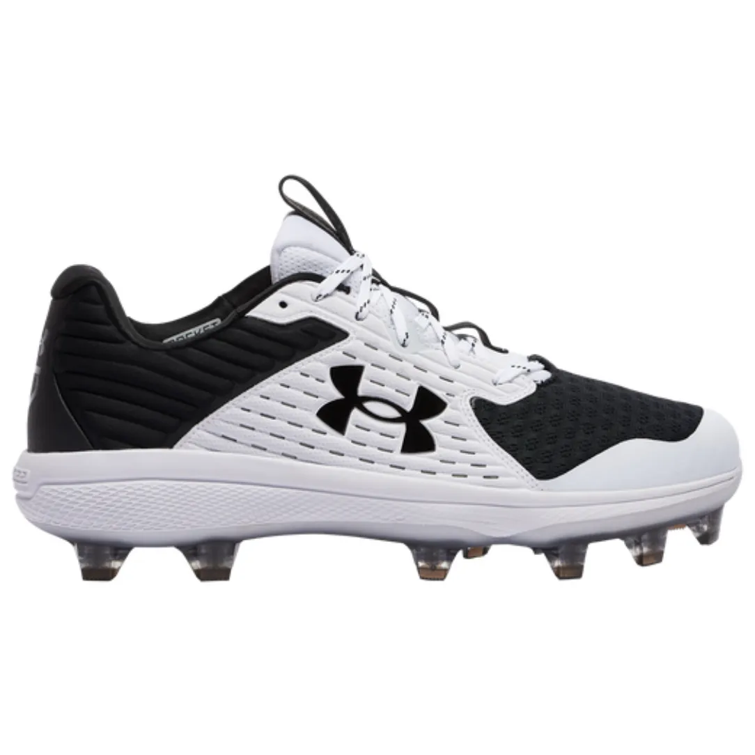 UnderArmour Men's UA Yard Low TPU Molded Baseball Cleats Black 3025591-001