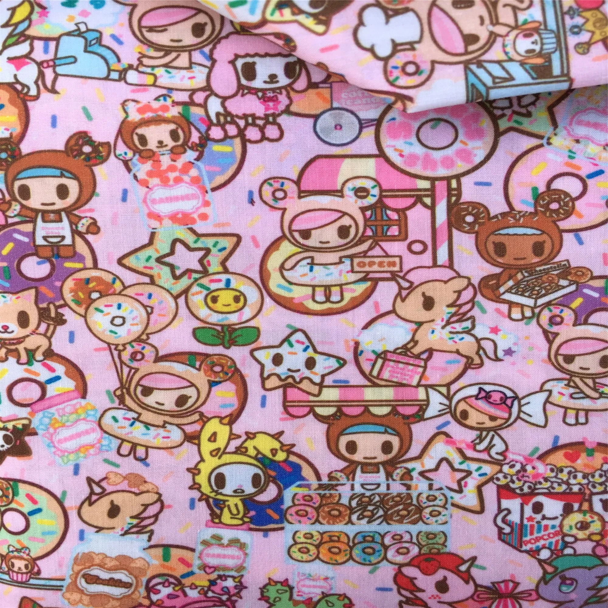 Unicorn Theme Printed Fabric