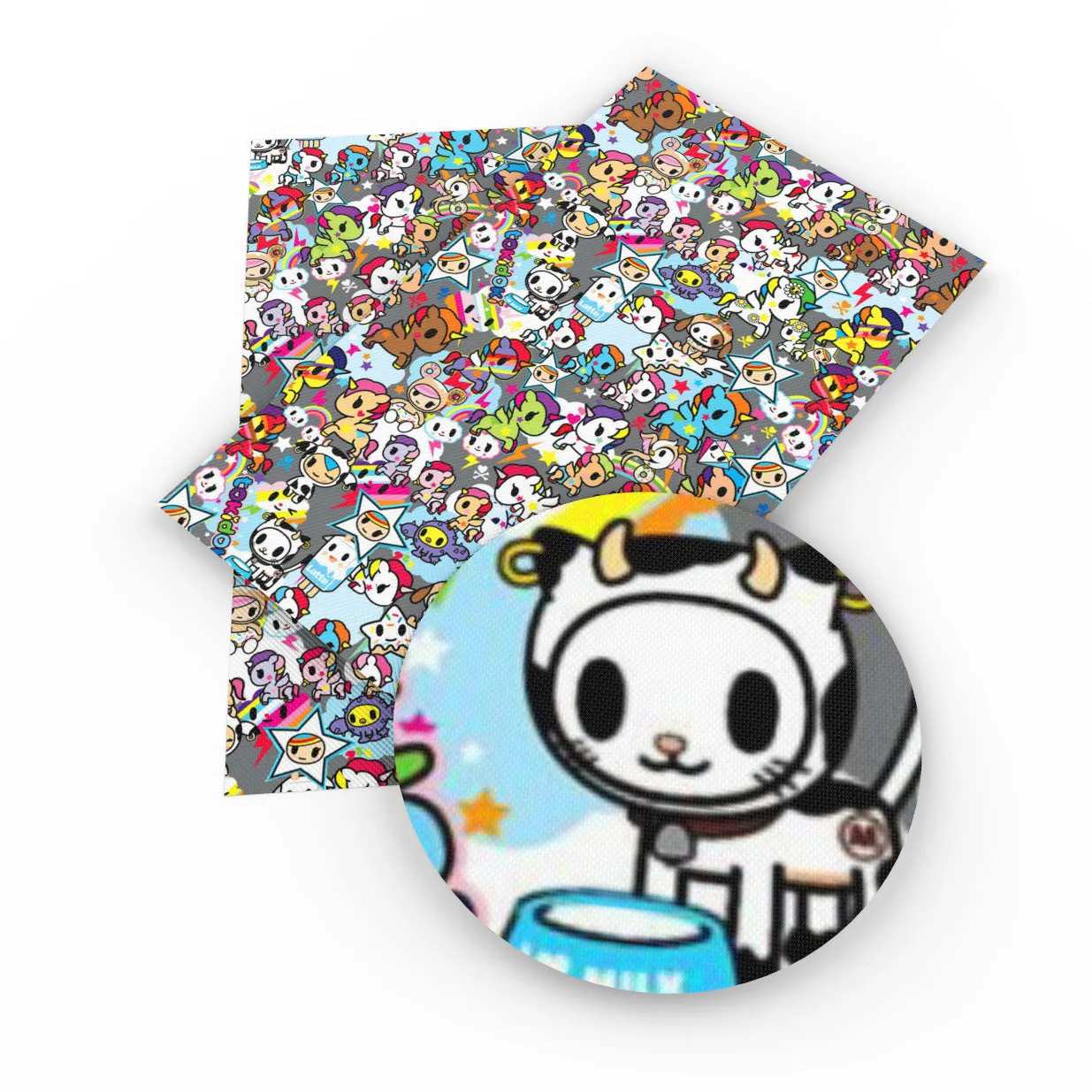 Unicorn Theme Printed Fabric