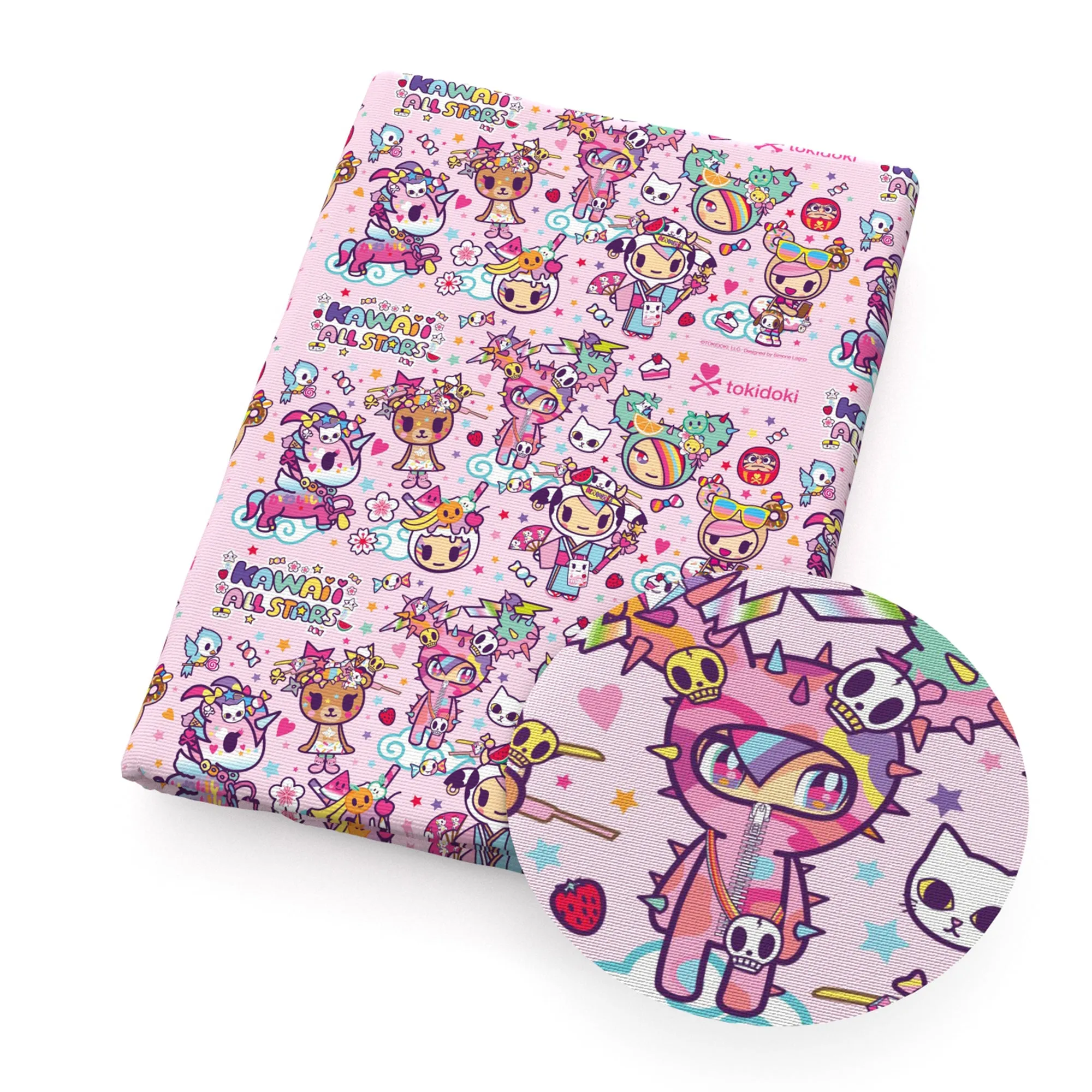 Unicorn Theme Printed Fabric