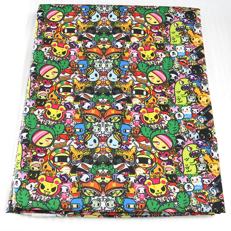Unicorn Theme Printed Fabric