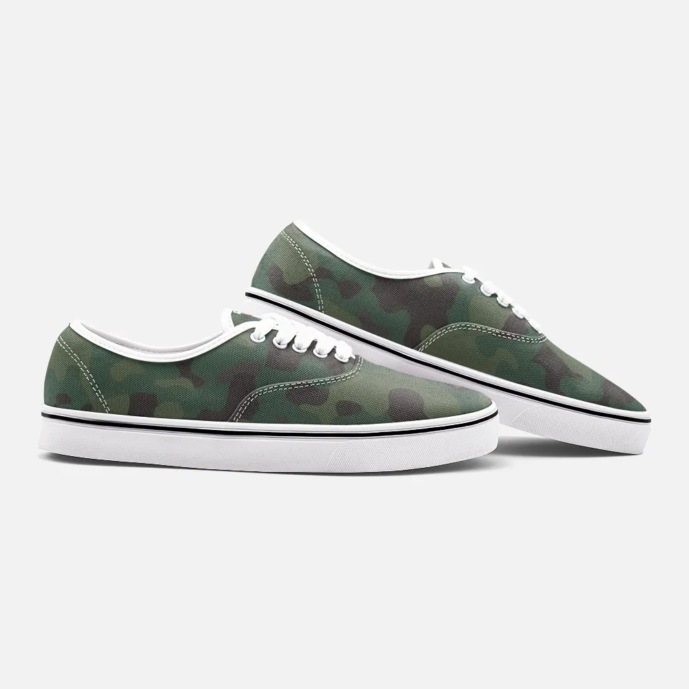 Unisex Canvas Low Cut Loafer Sneakers - Camouflage
