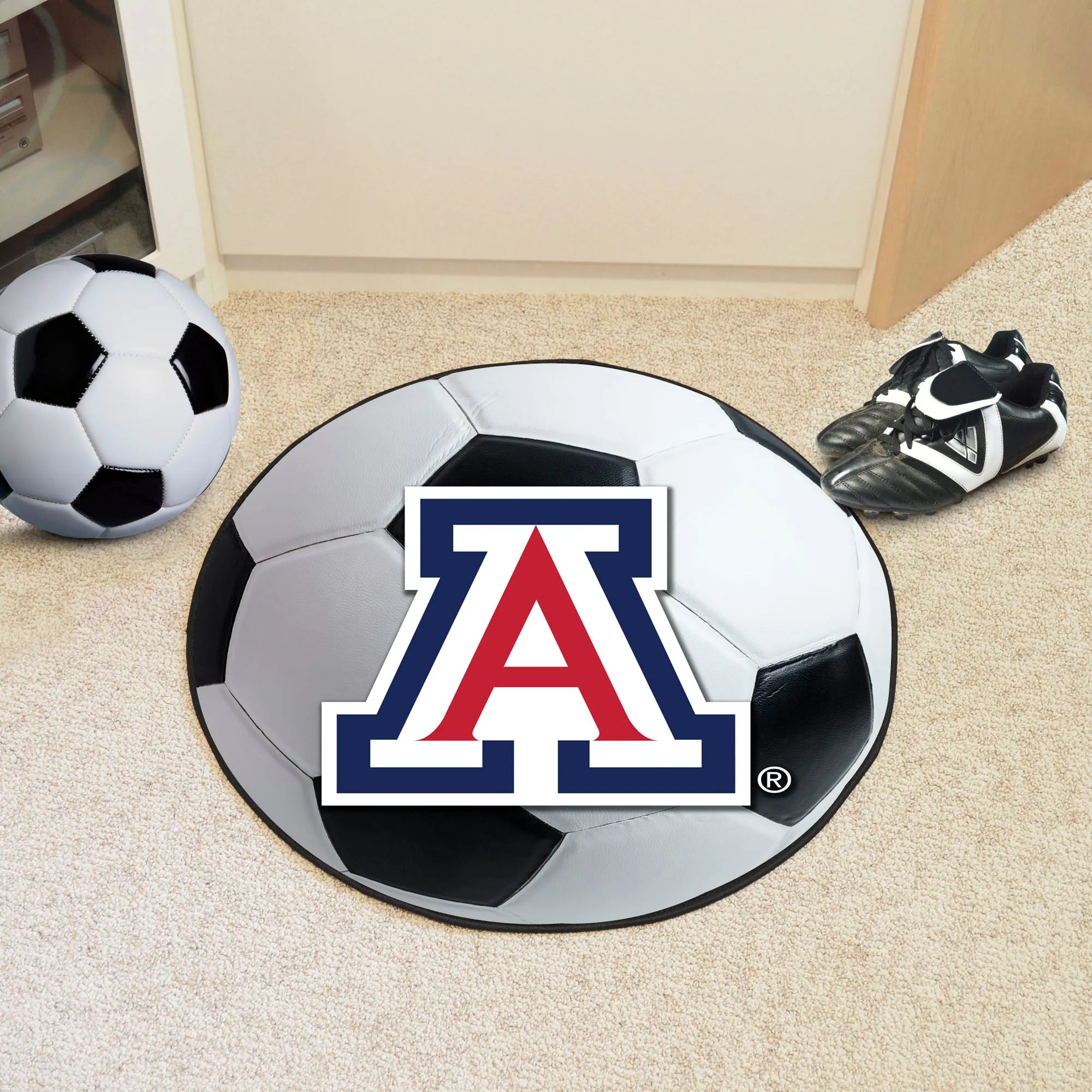 University of Arizona Soccer Ball Mat