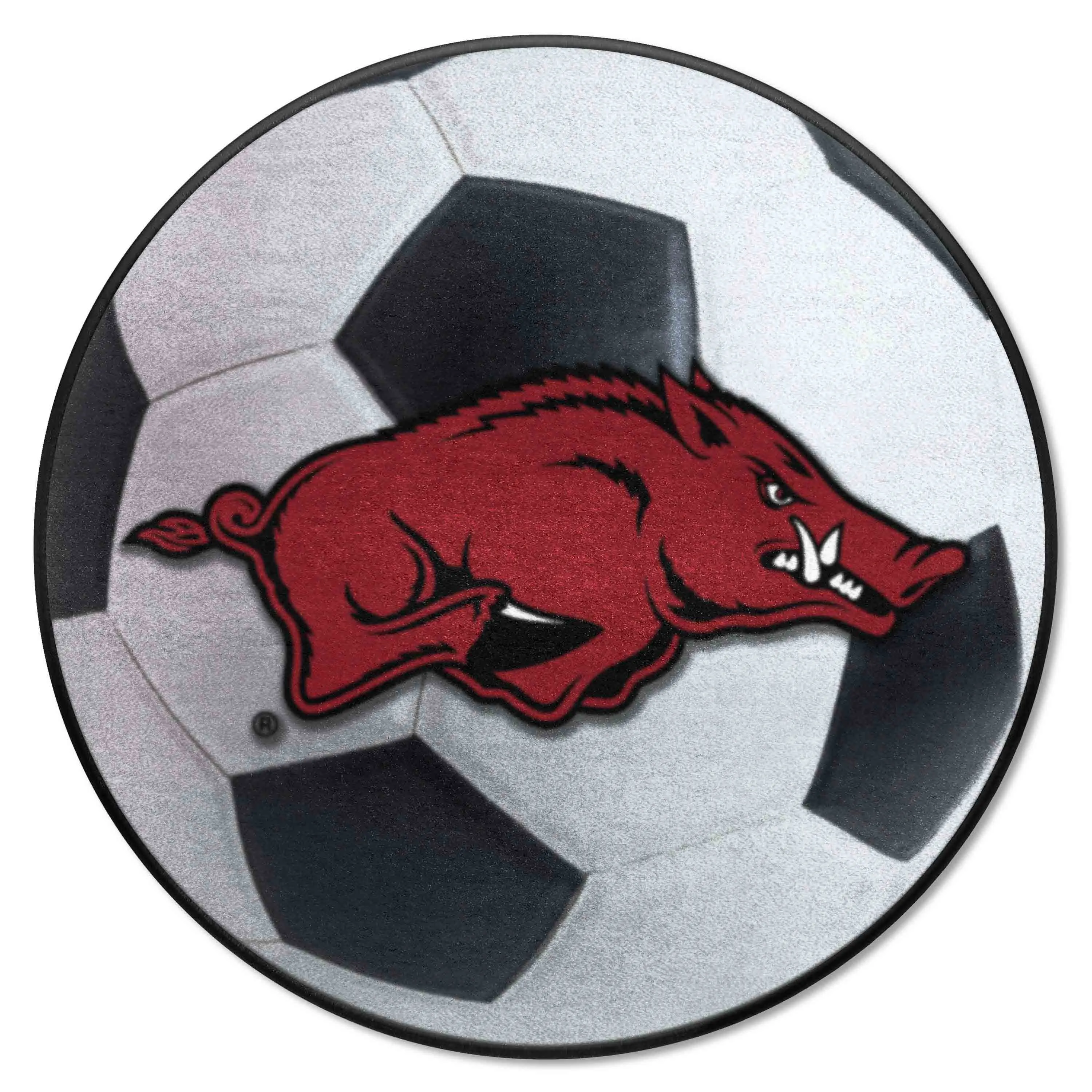 University of Arkansas Soccer Ball Mat