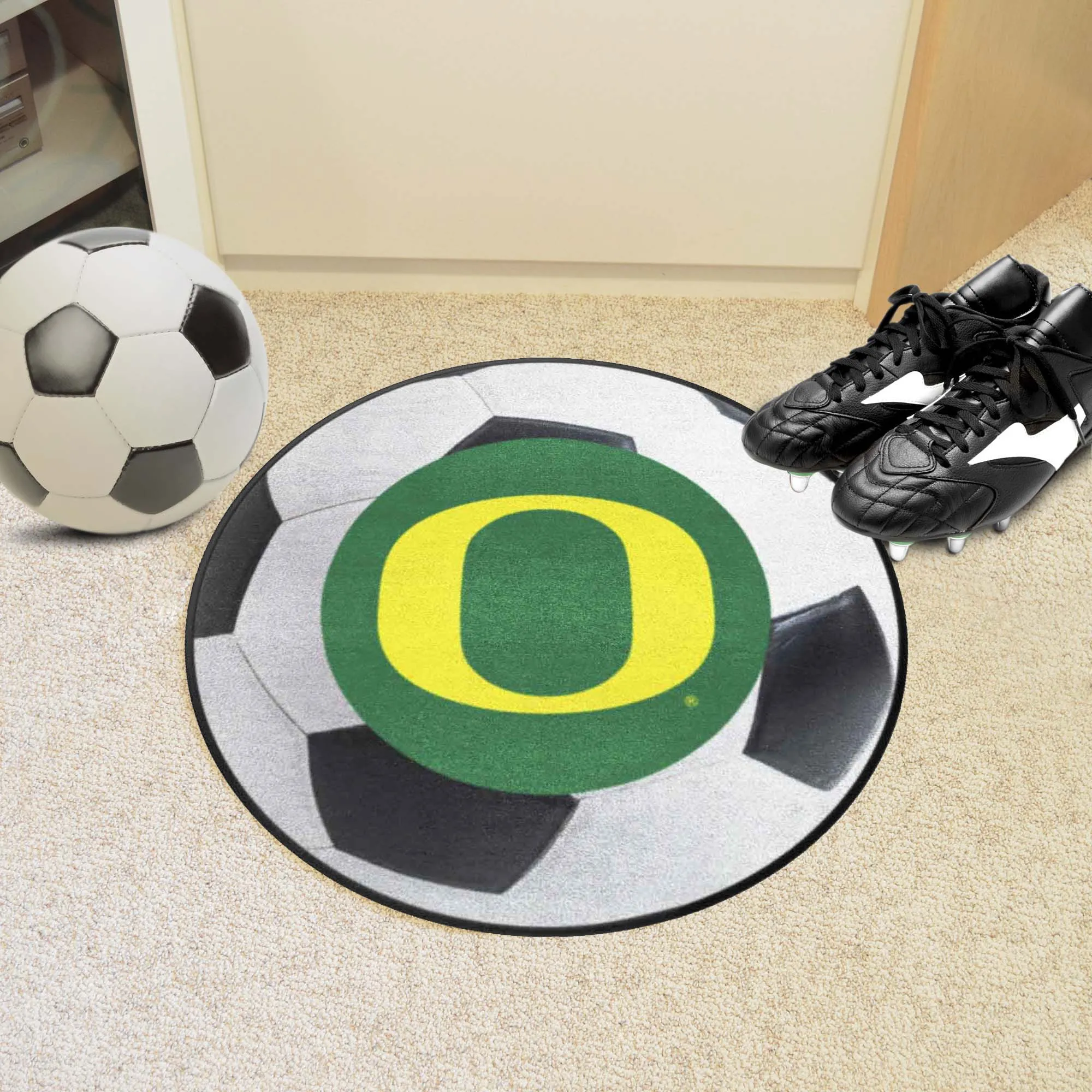 University of Oregon Soccer Ball Mat