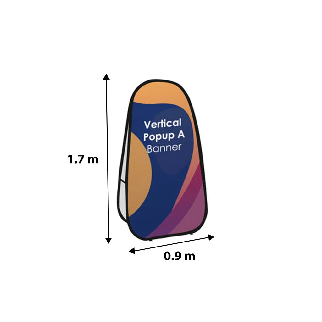 Vertical Pop Up Banner ( Double Side Printed)