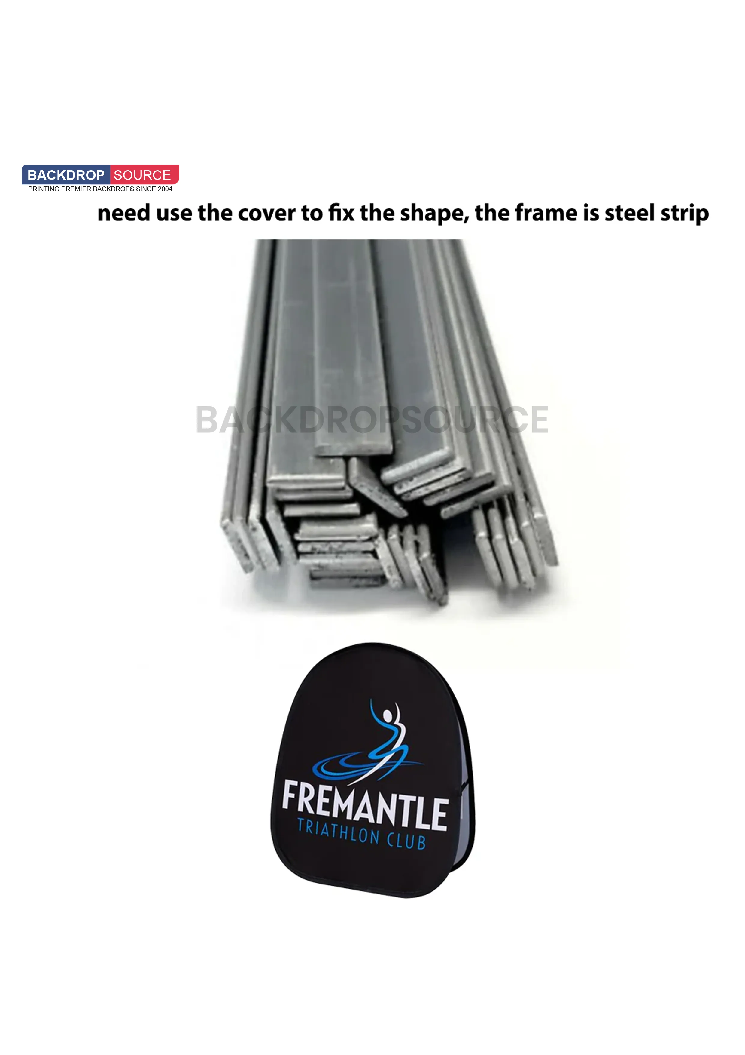 Vertical Pop Up Banner ( Double Side Printed)