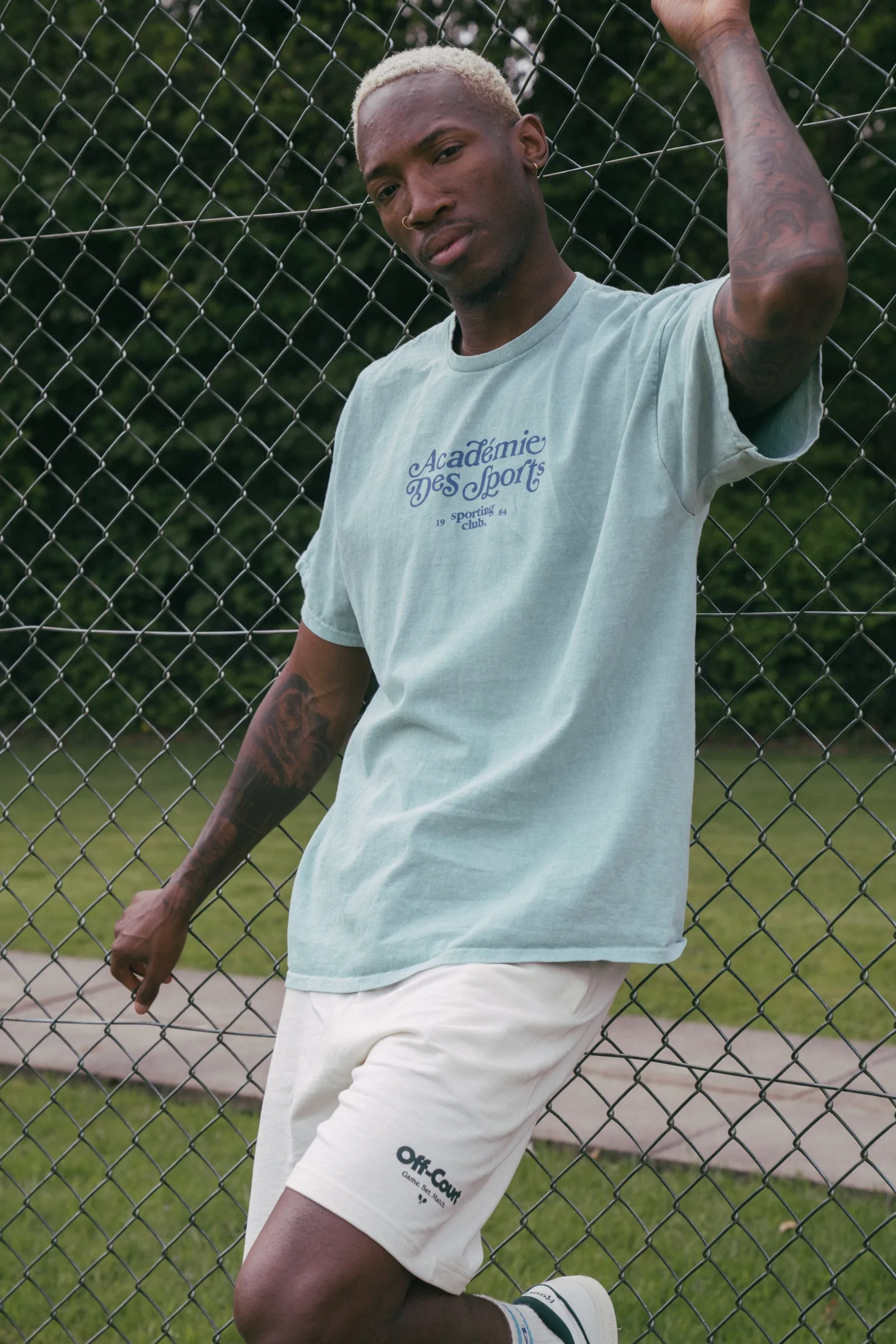 Vice 84 'Off-Court GSM' Jogger Shorts - Ecru