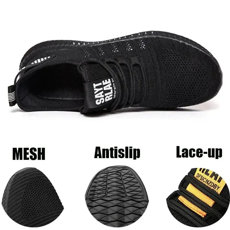 Waterproof Men's Running Shoes - Soft & Wide Fit