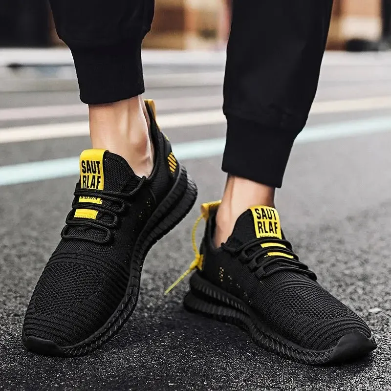 Waterproof Men's Running Shoes - Soft & Wide Fit