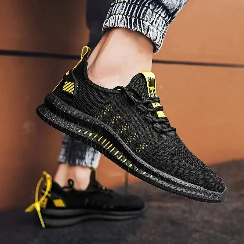 Waterproof Men's Running Shoes - Soft & Wide Fit