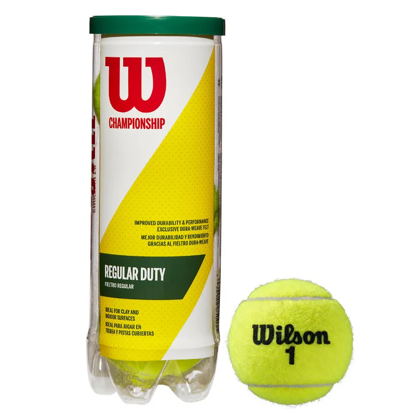 Wilson Championship Regular Duty Tennis Balls - 24 Can Case
