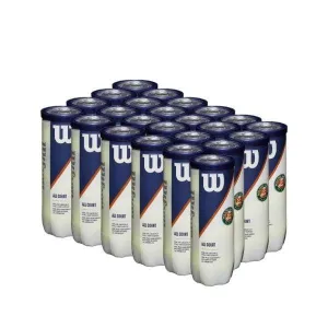 Wilson Roland Garros All Court 3-Ball Tennis Ball Case - 24 Cans
