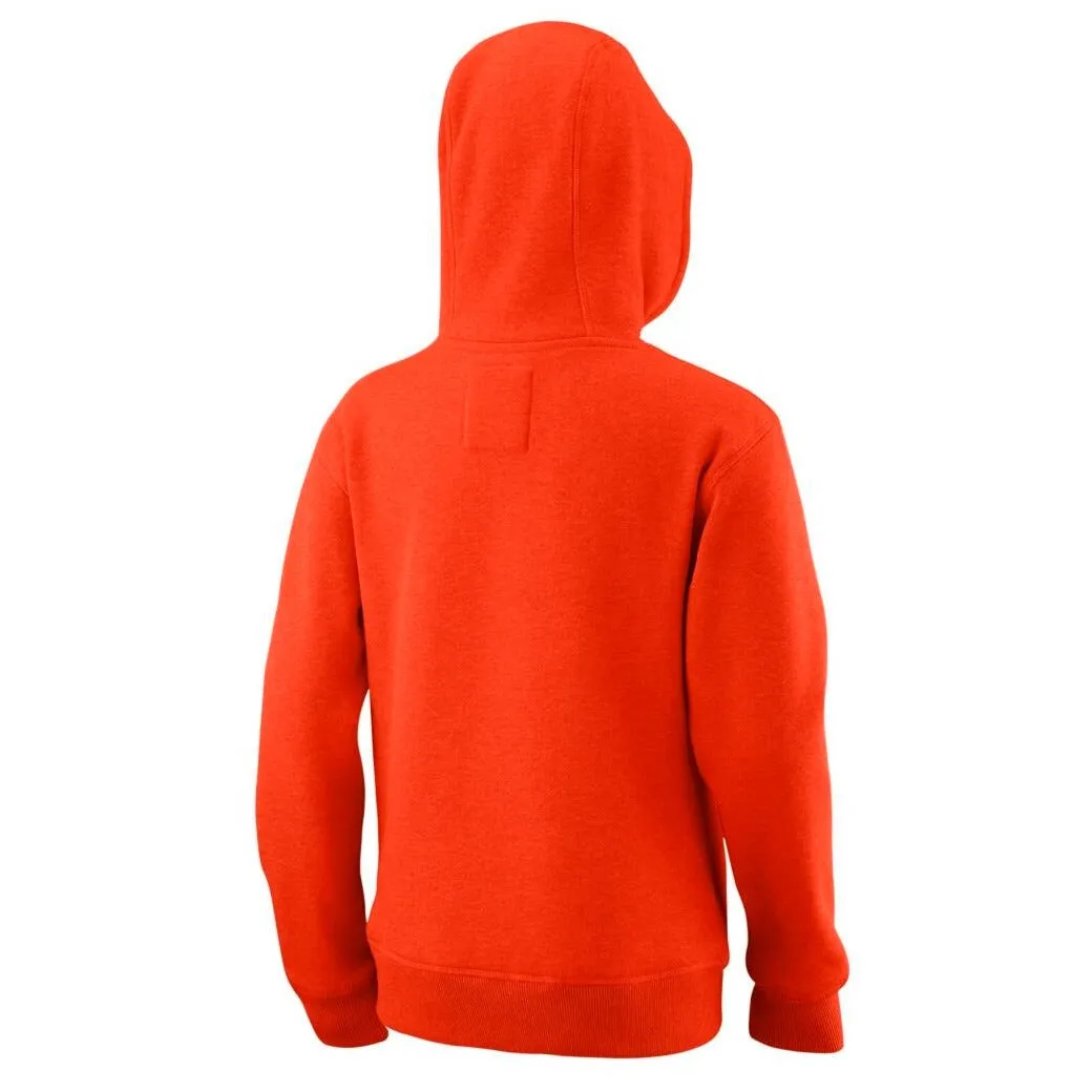 Wilson Youth Script Cotton Pull-Over Hoodie (Tangerine)