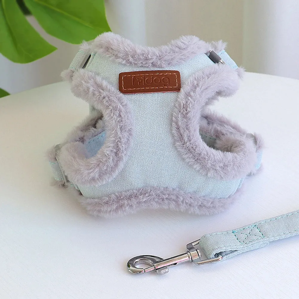 Winter Fleece Fluffy Dog Harness