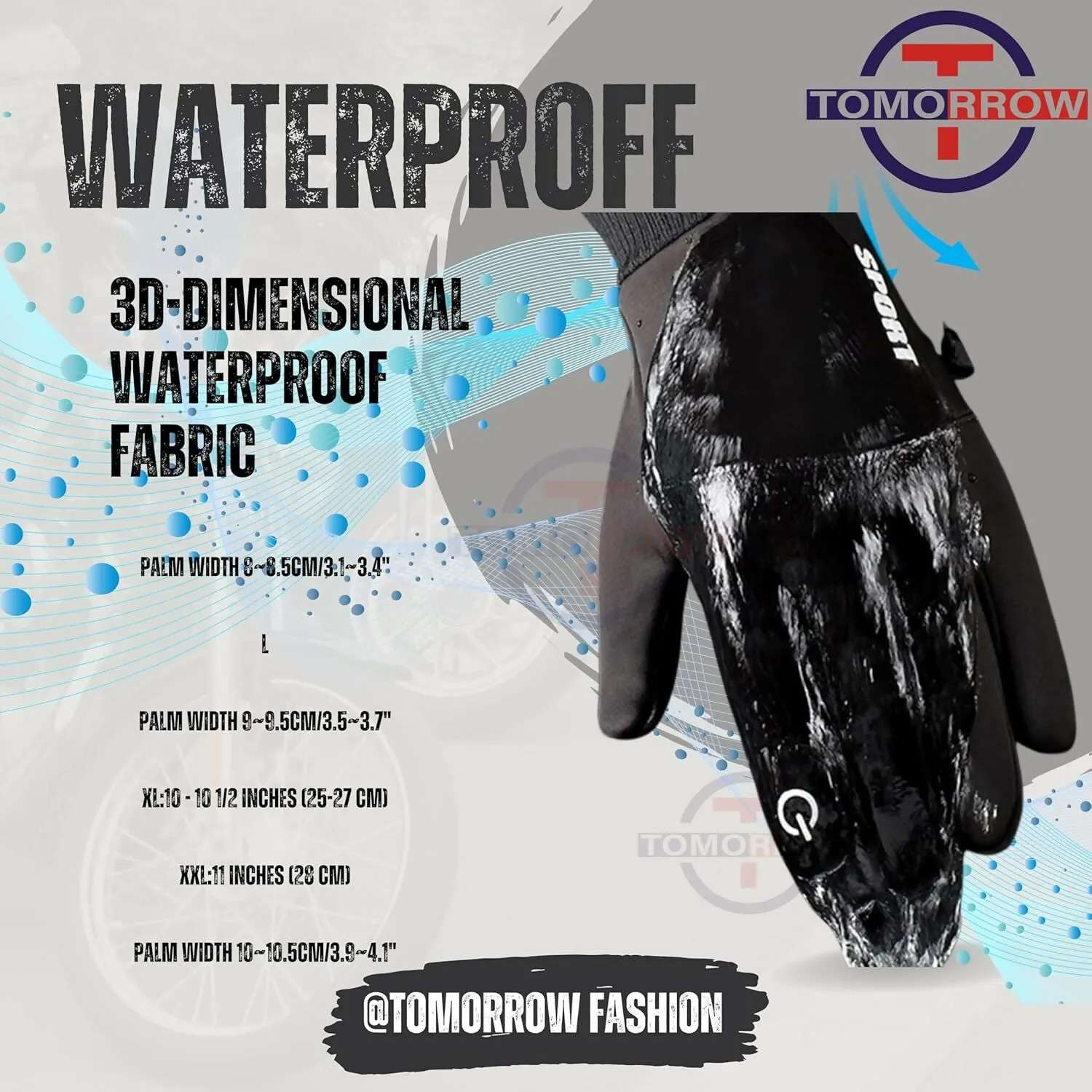 Winter Gloves for Men & Women, Touchscreen, Windproof, Anti-Slip, Outdoor Sports (MultiColours)