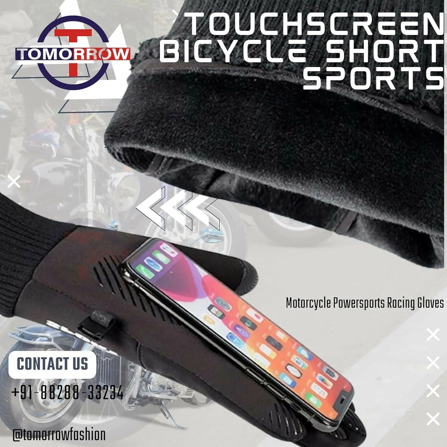 Winter Gloves for Men & Women, Touchscreen, Windproof, Anti-Slip, Outdoor Sports (MultiColours)