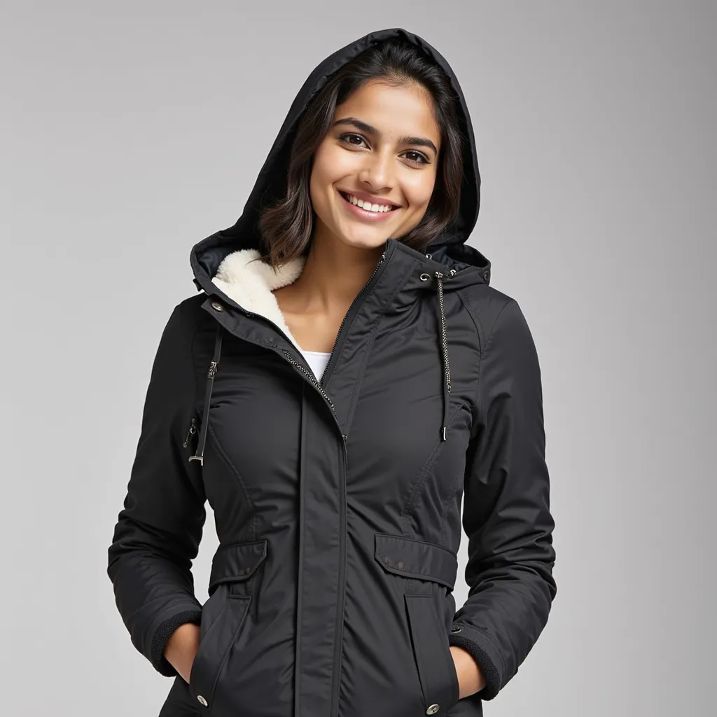 Winter Parka – Fleece Lined – Hooded Cold Weather Jacket