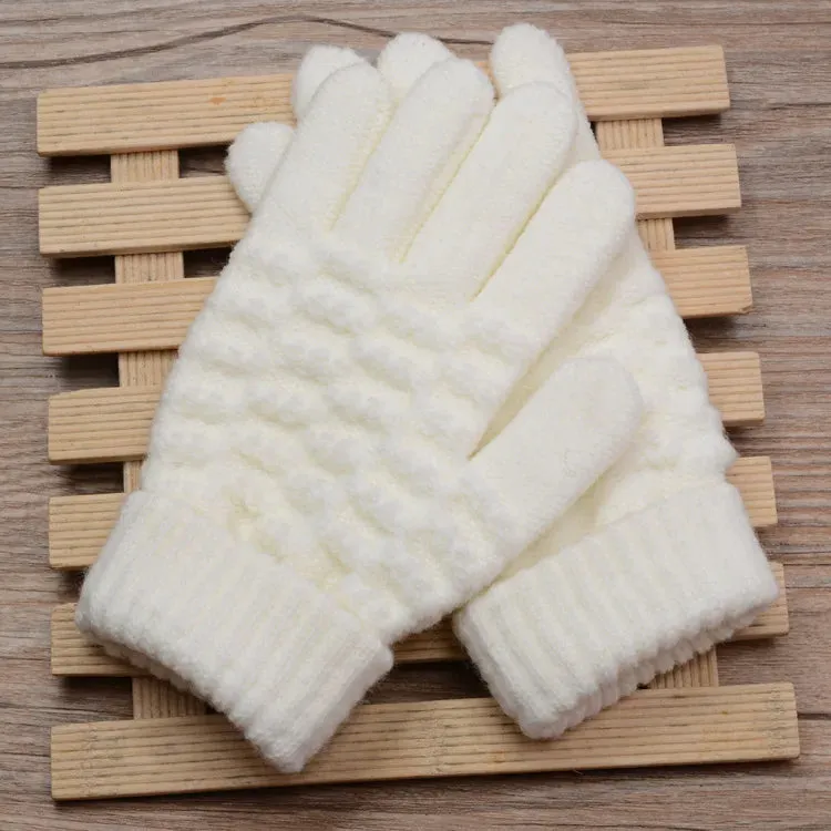Winter Touch Screen Gloves - Warm Knit Mittens for Women and Men