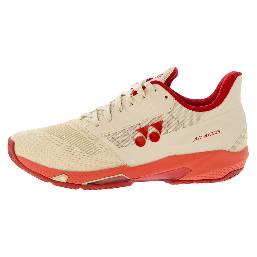 Women`s AD-ACCEL Tennis Shoes Beige and Pink