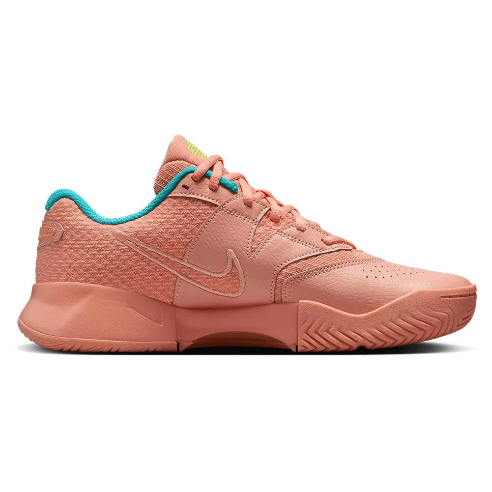Women`s Court Lite 4 Tennis Shoes Apricot Agate and Dusty Cactus