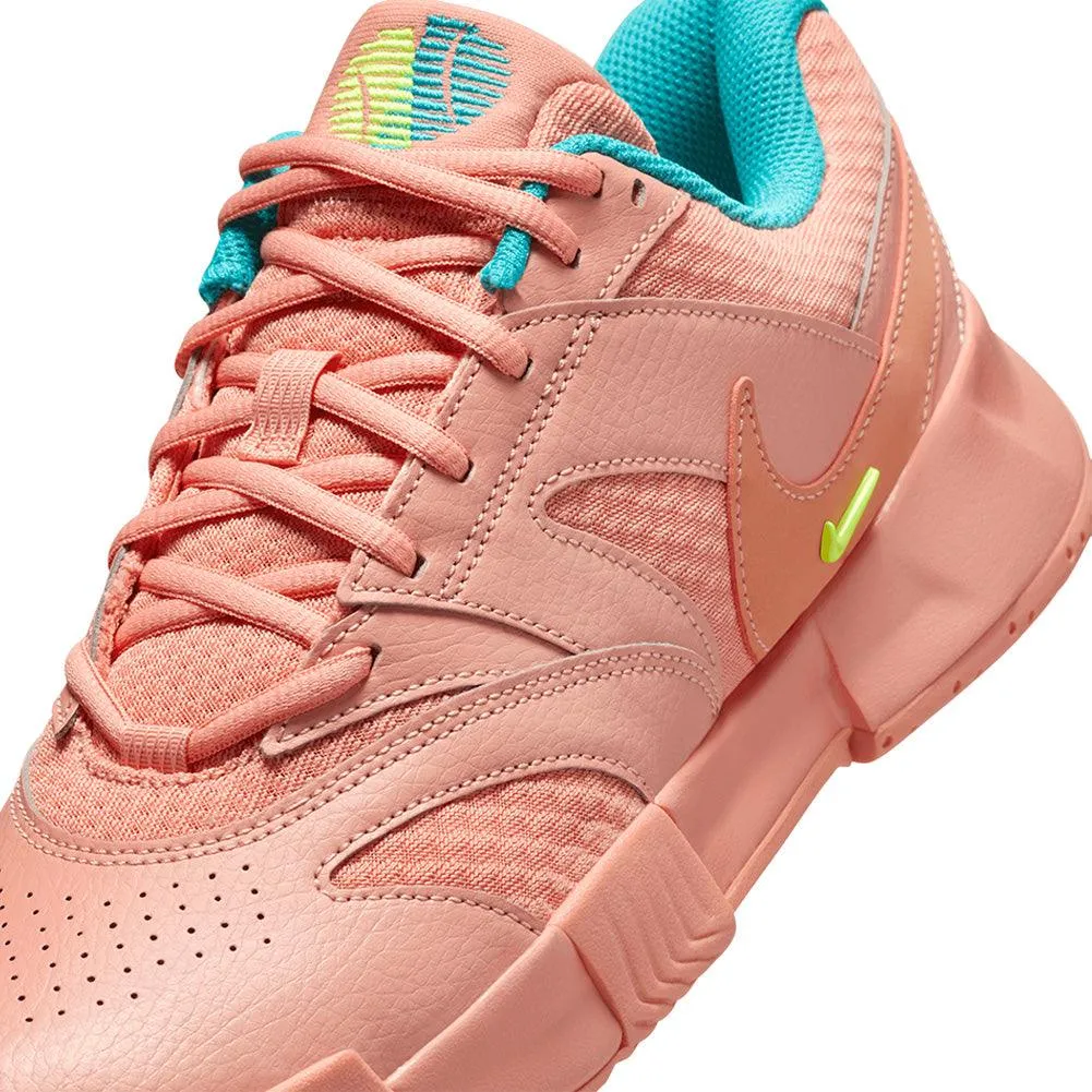 Women`s Court Lite 4 Tennis Shoes Apricot Agate and Dusty Cactus