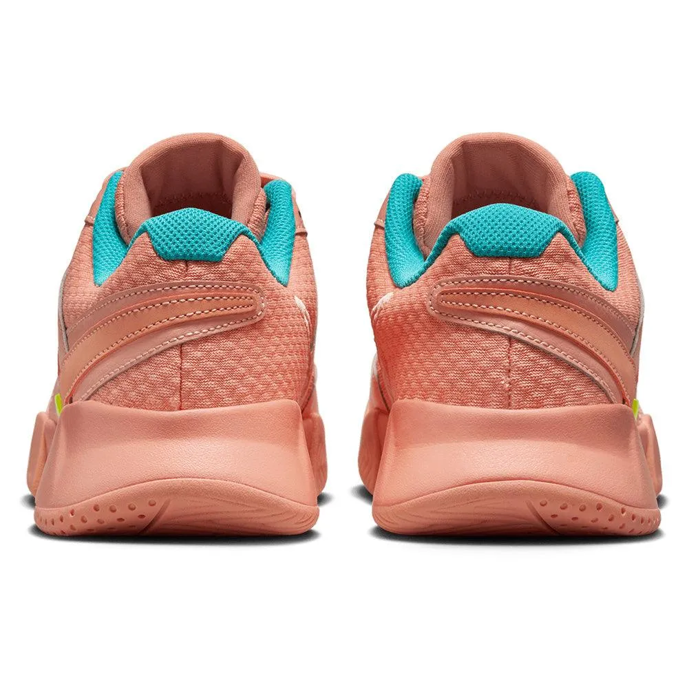 Women`s Court Lite 4 Tennis Shoes Apricot Agate and Dusty Cactus