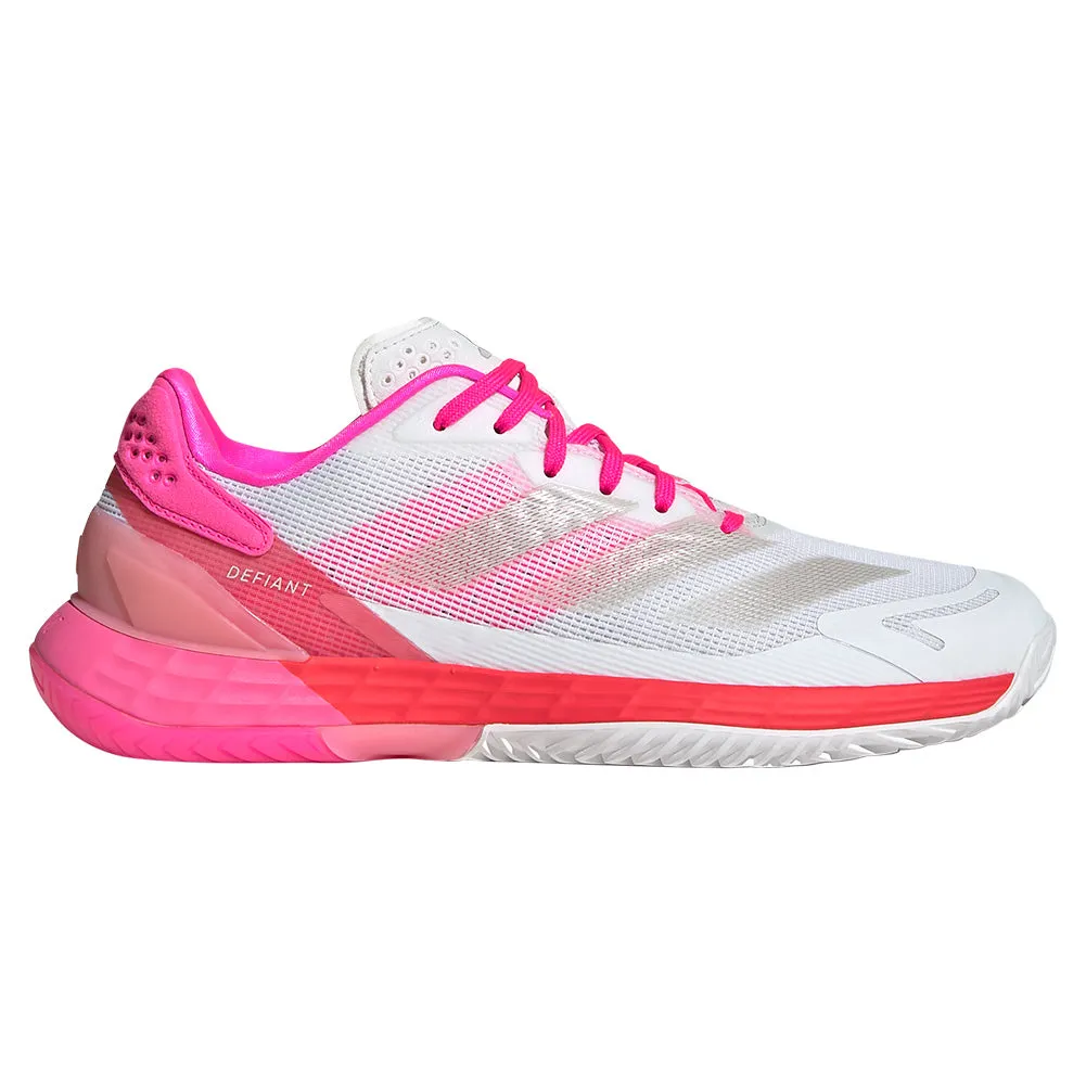Women`s Defiant Speed 2 Tennis Shoes White and Lucid Pink