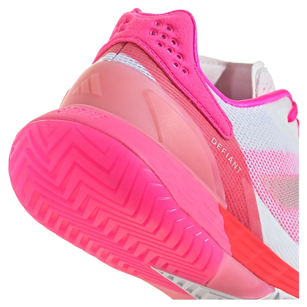 Women`s Defiant Speed 2 Tennis Shoes White and Lucid Pink