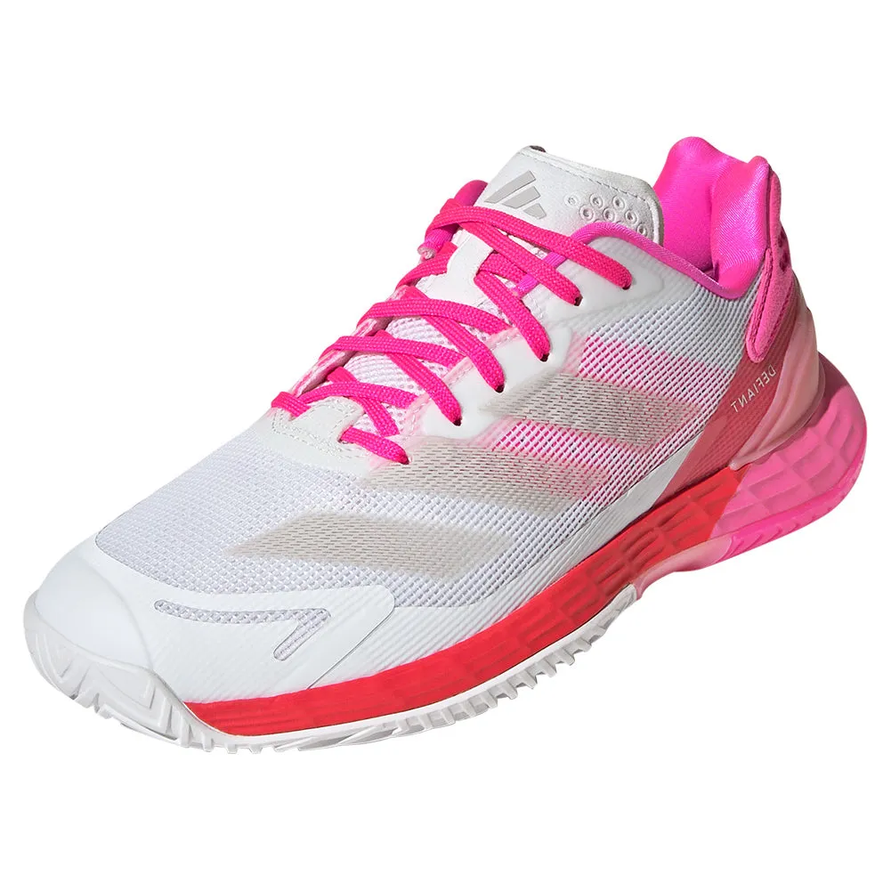 Women`s Defiant Speed 2 Tennis Shoes White and Lucid Pink