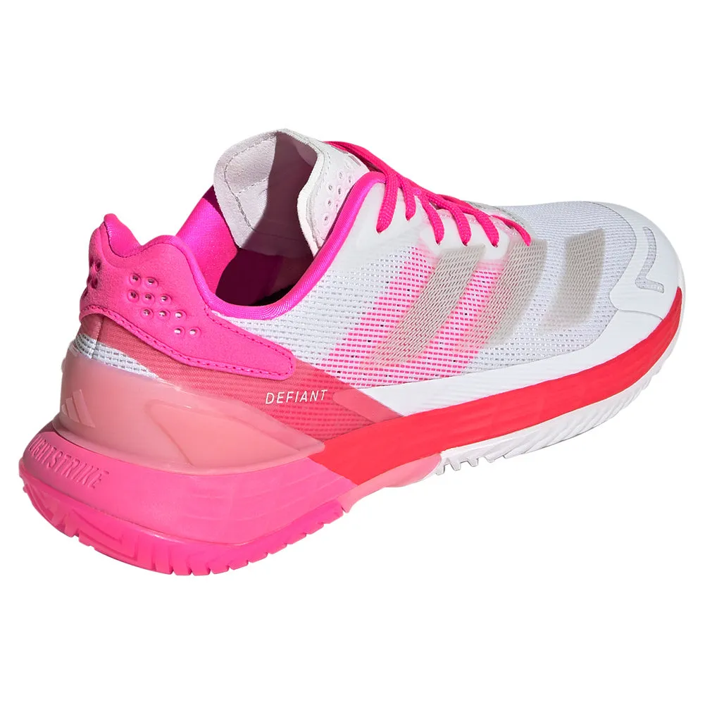 Women`s Defiant Speed 2 Tennis Shoes White and Lucid Pink