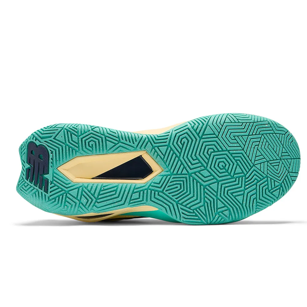 Women`s FuelCell Delray D Width Tennis Shoes Parchment and Navy