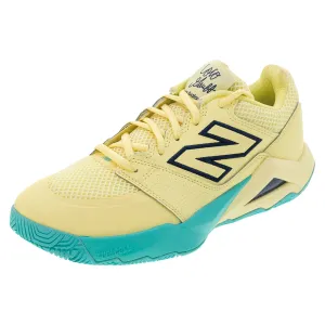 Women`s FuelCell Delray D Width Tennis Shoes Parchment and Navy