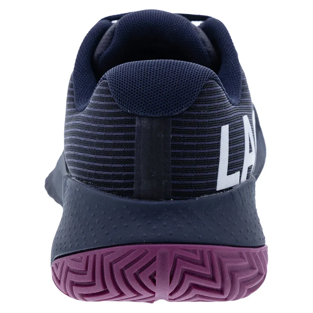 Women`s Power Serve Tennis Shoes Navy and Pink