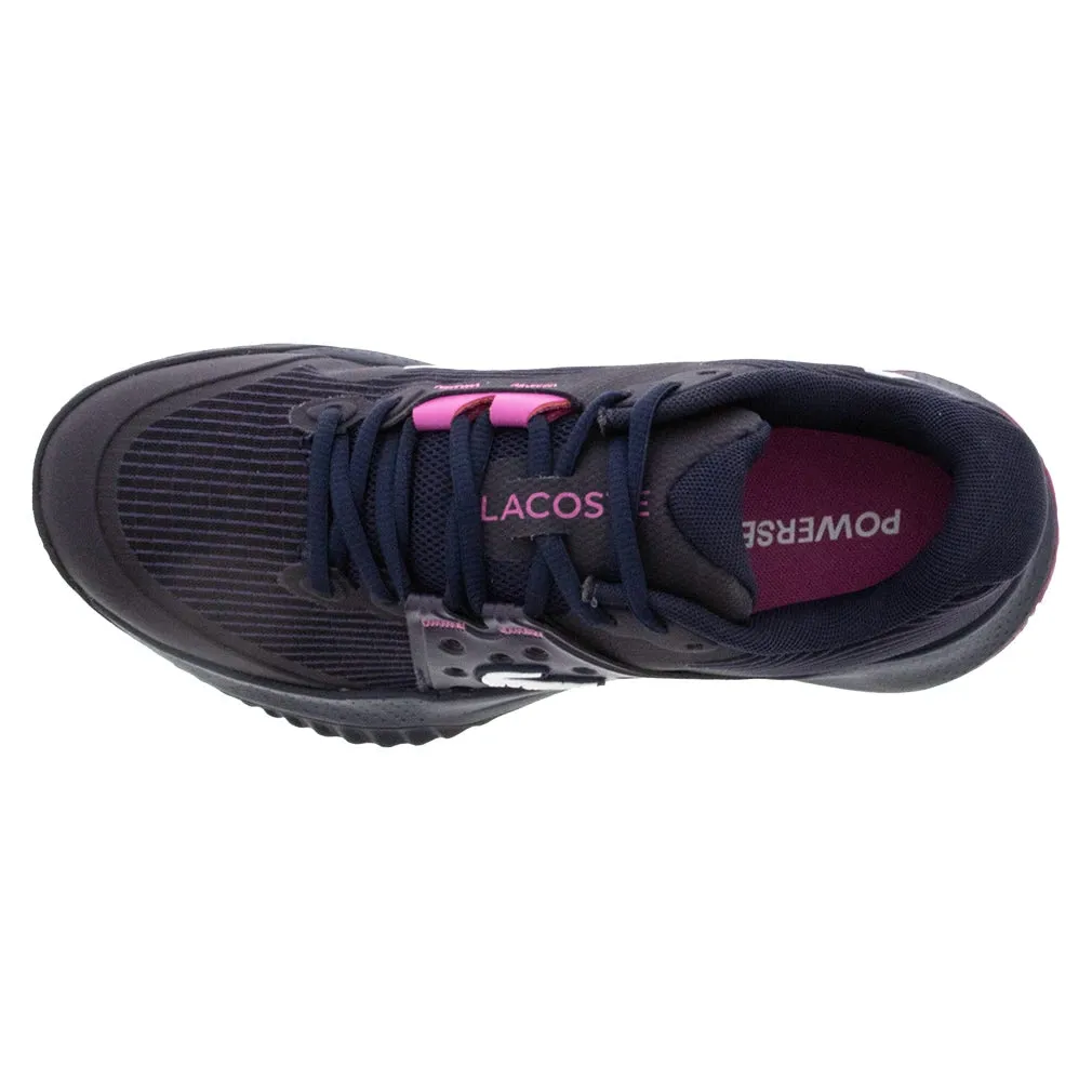 Women`s Power Serve Tennis Shoes Navy and Pink