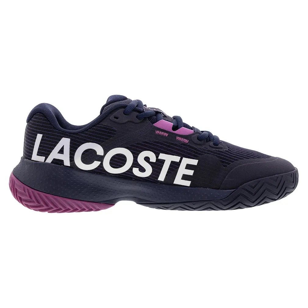 Women`s Power Serve Tennis Shoes Navy and Pink