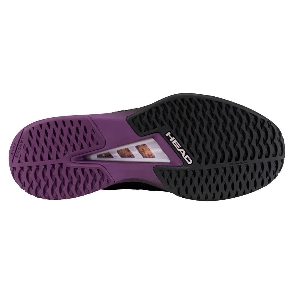 Women`s Sprint Pro 4.0 Tennis Shoes Black and Plum