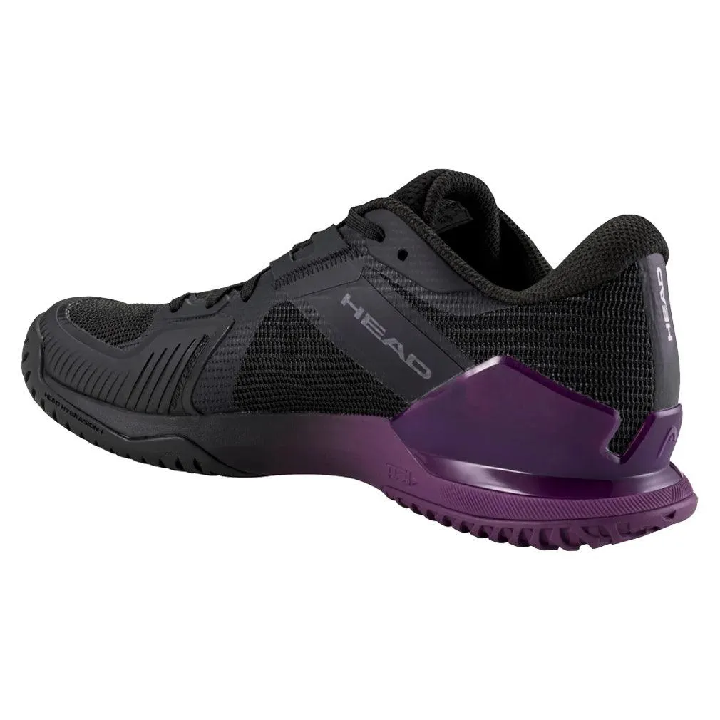 Women`s Sprint Pro 4.0 Tennis Shoes Black and Plum