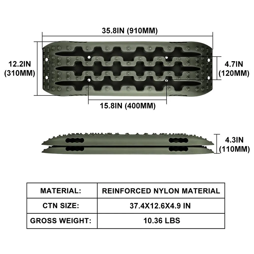 X-BULL Gen2-S Off-Road Recovery Traction Boards Recovery Tracks 2 Pairs