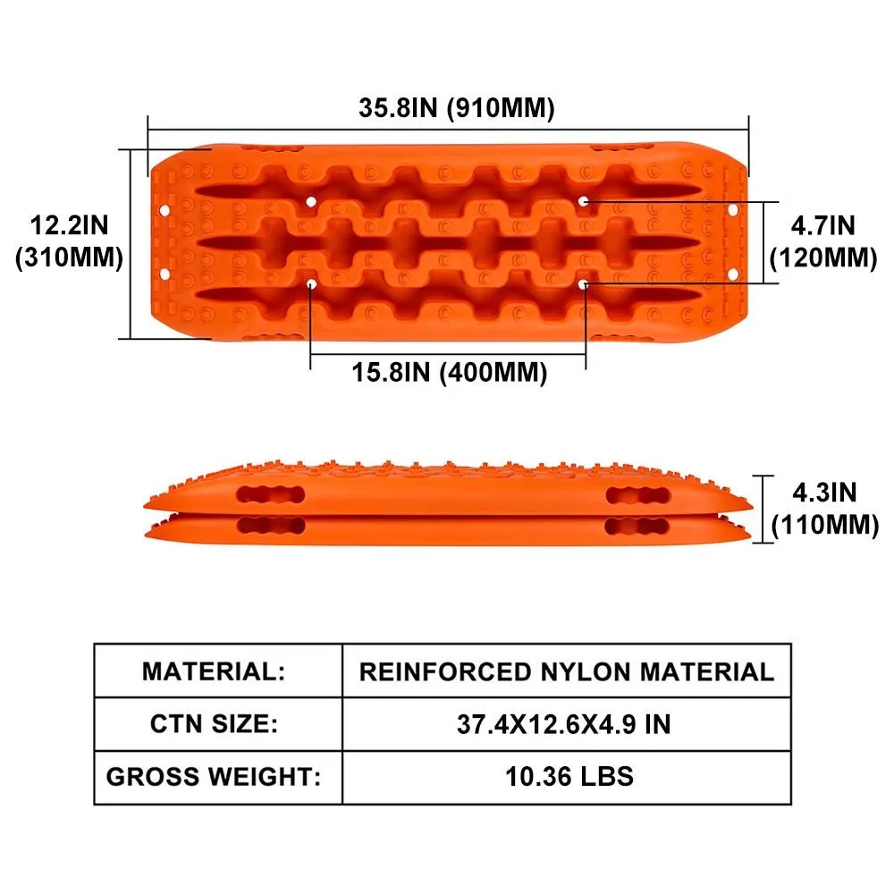 X-BULL Gen2-S Off-Road Recovery Traction Boards Recovery Tracks 2 Pairs