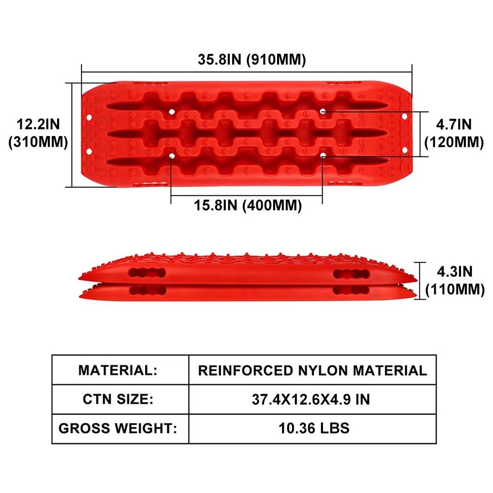 X-BULL Gen2-S Off-Road Recovery Traction Boards Recovery Tracks 2 Pairs