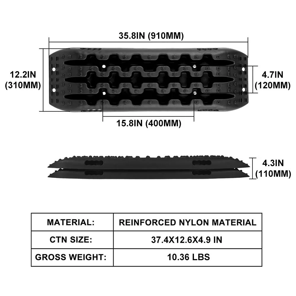 X-BULL Gen2-S Off-Road Recovery Traction Boards Recovery Tracks 2 Pairs
