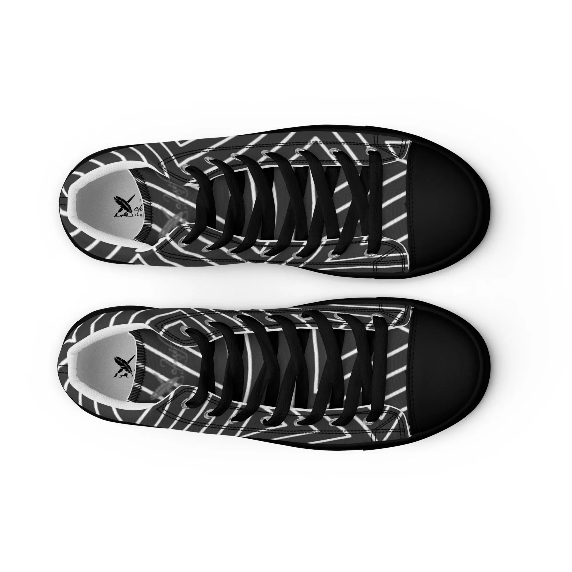 XCLUSIF POETIX BLACK TRIANGLE Women’s high top shoes