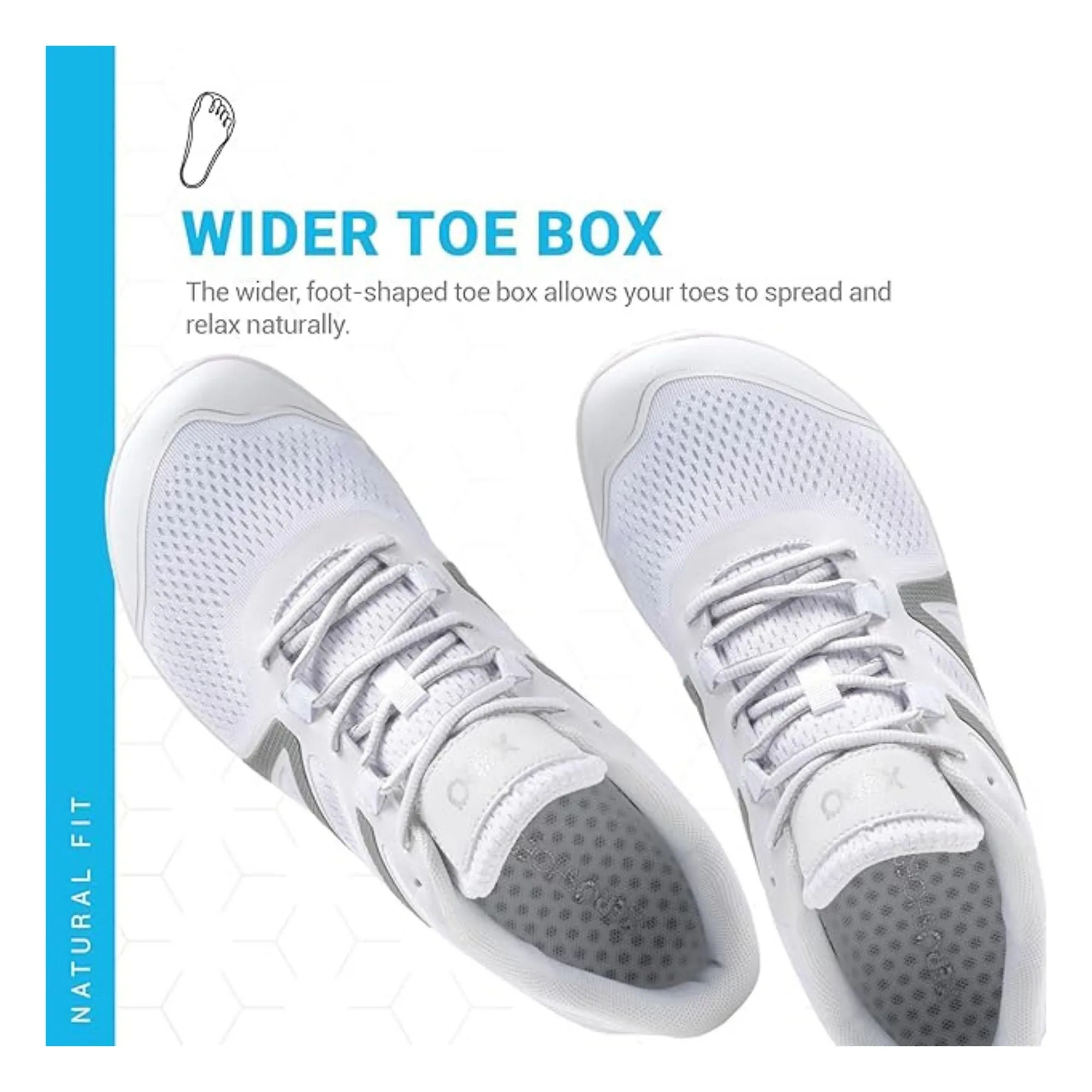 Xero Shoes Men's HFS II - Lightweight Road Runner White