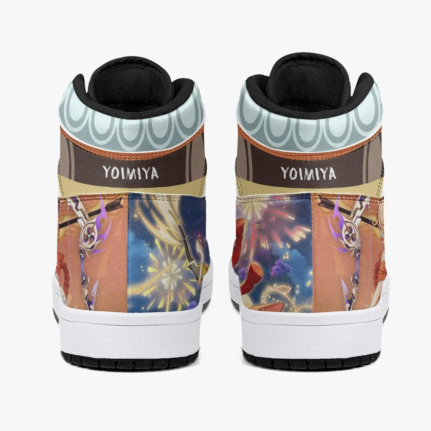 Yoimiya Genshin Impact Mid 1 Basketball Shoes