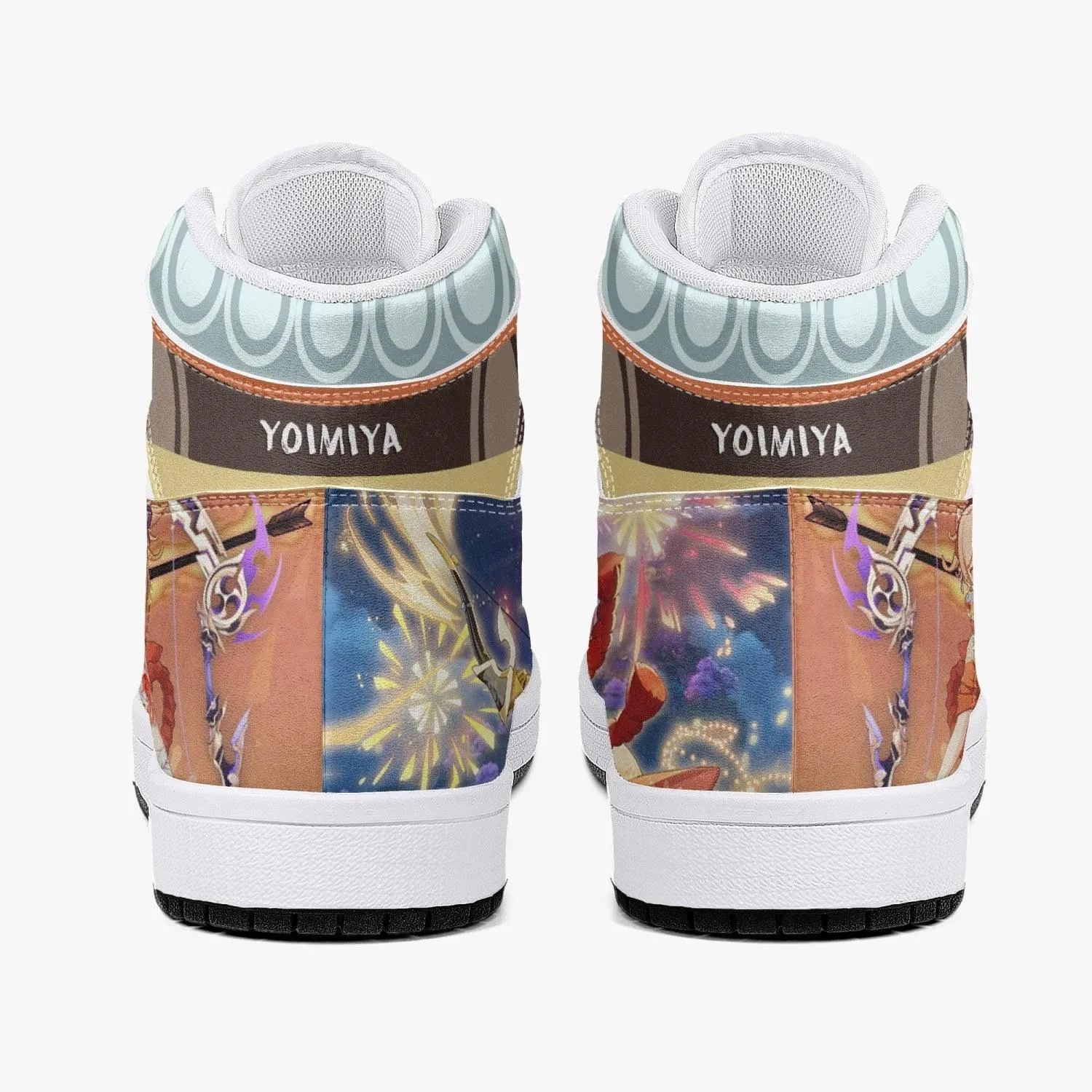 Yoimiya Genshin Impact Mid 1 Basketball Shoes